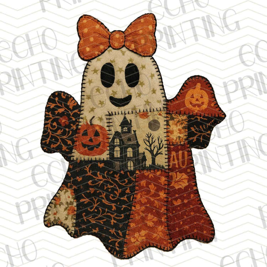 HLW 782 – GHOST WITH ORANGE BOW