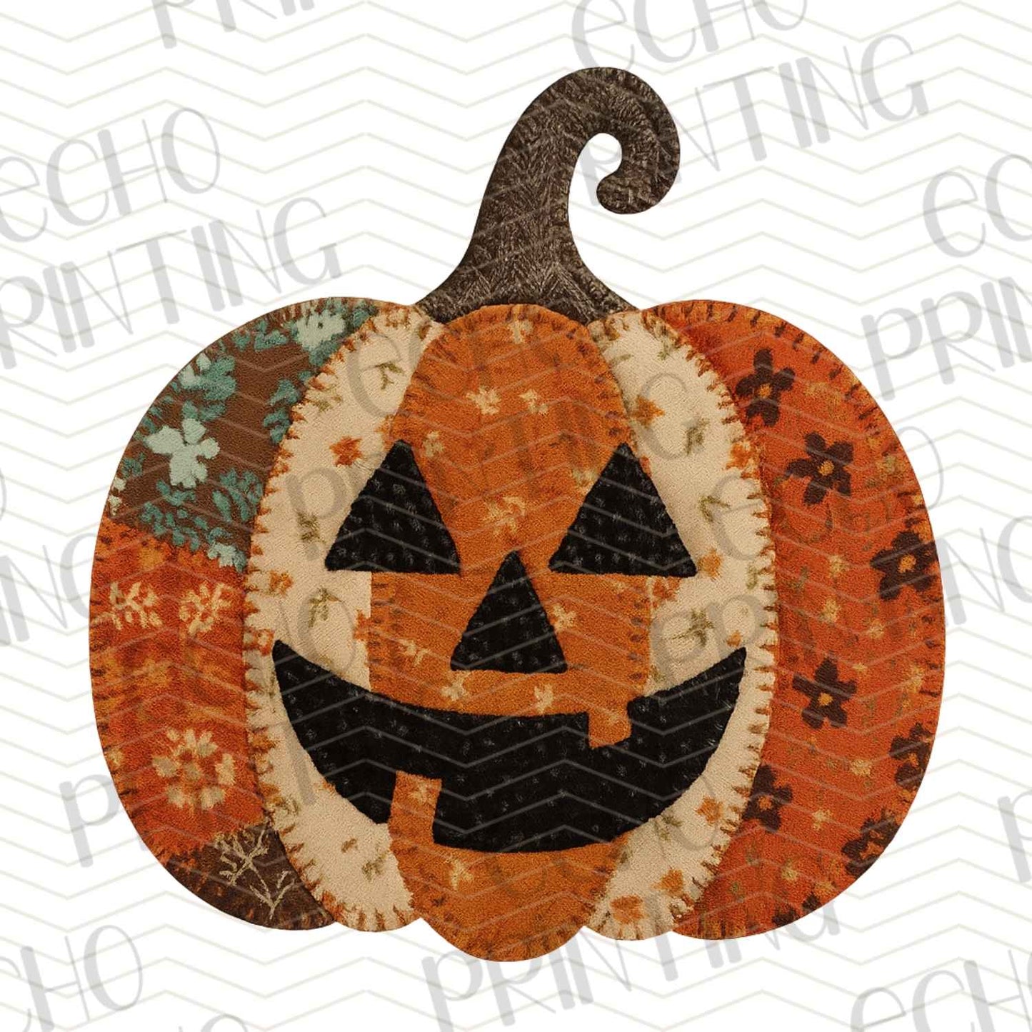 HLW 793 – FALL PATCHWORK JACK O LANTERN