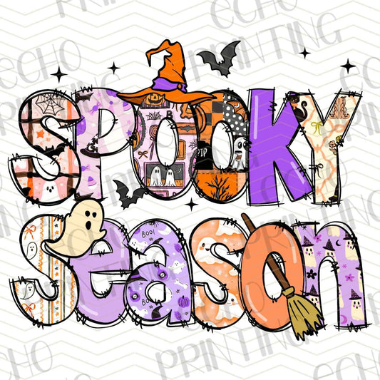 HLW 798 – RETRO HALLOWEEN SPOOKY SEASON TEXT