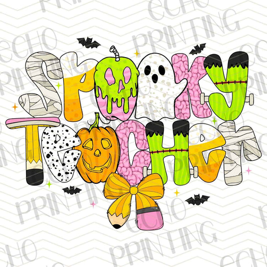 HLW 801 – RETRO NEON SPOOKY SEASON CARTOON