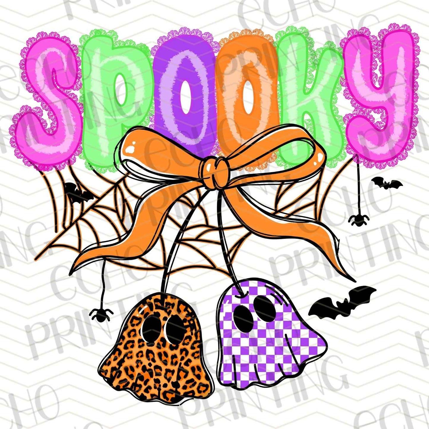 HLW 802 – HALLOWEEN BOWS PUMPKINS AND GHOSTS