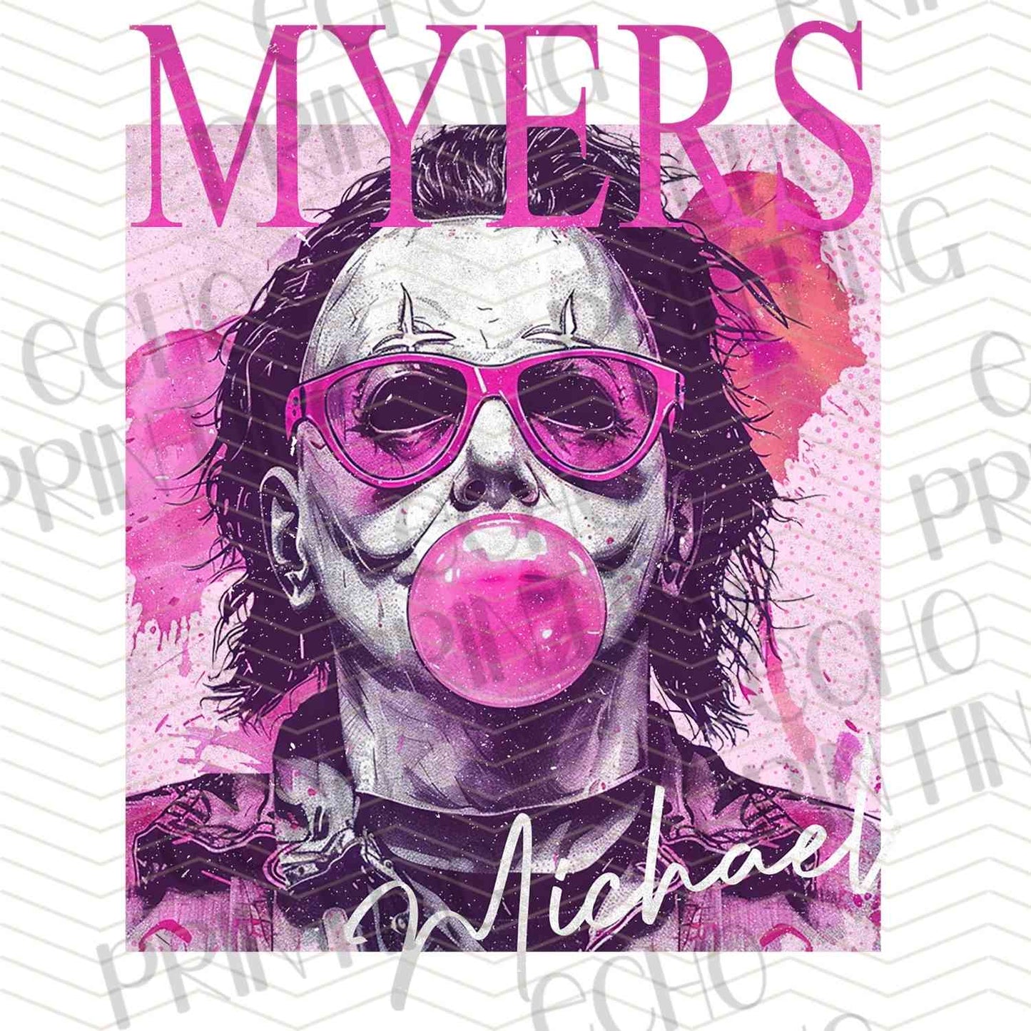 HLW 825 – MASKED HORROR CHARACTER PINK SPLATTER