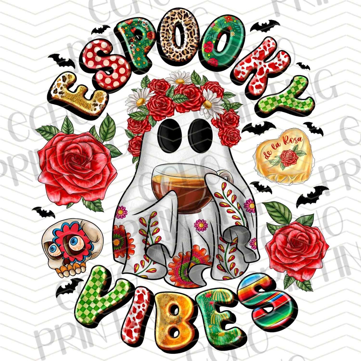 HLW 847 – SPOOKY VIBES FLOWER GHOSTS