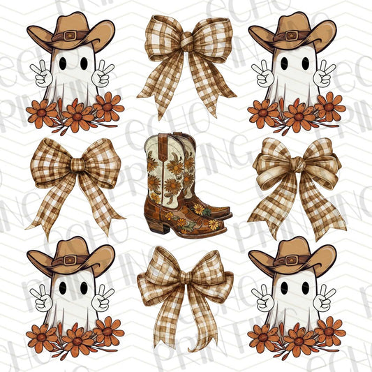 HLW 86 - COWBOY GHOST AND BOW SET