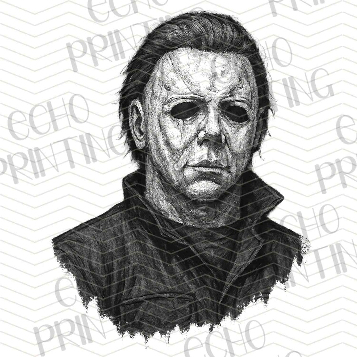 HLW 879 – MASKED SLASHER FACE SKETCH