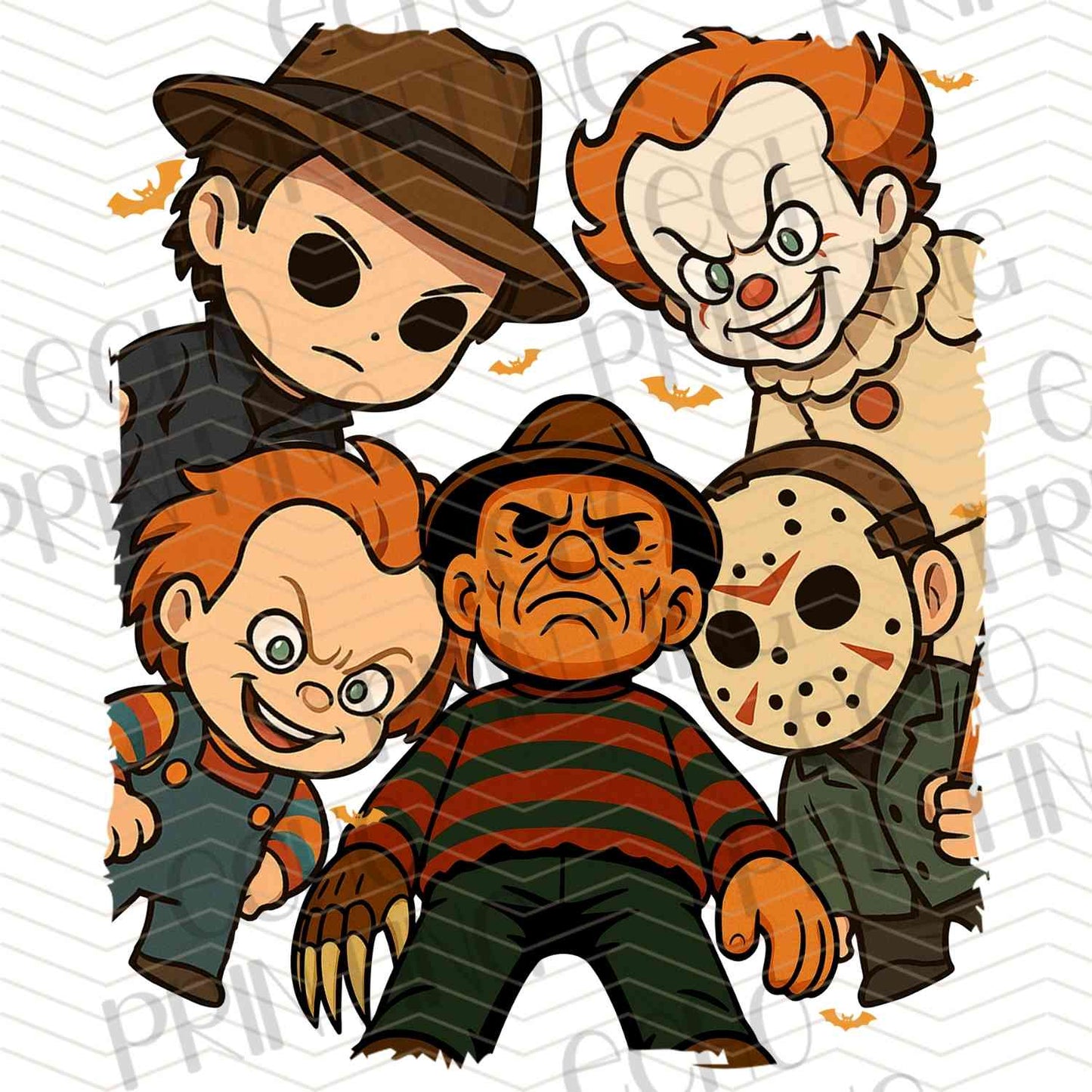 HLW 883 – HORROR FRIENDS CHIBI STYLE