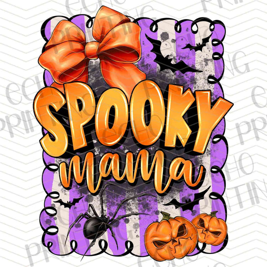 HLW 909 – SPOOKY MAMA PURPLE ORANGE FRAME