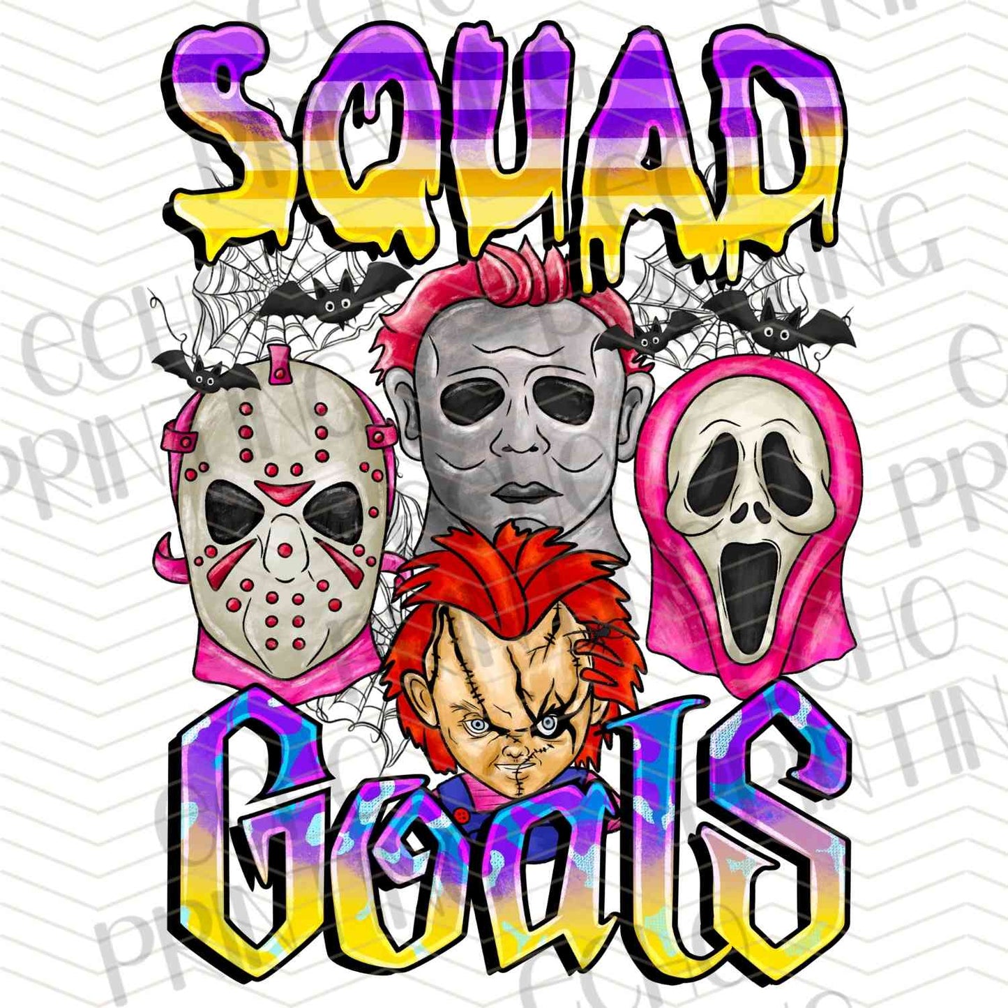 HLW 916 – SQUAD GOALS HALLOWEEN MASKS