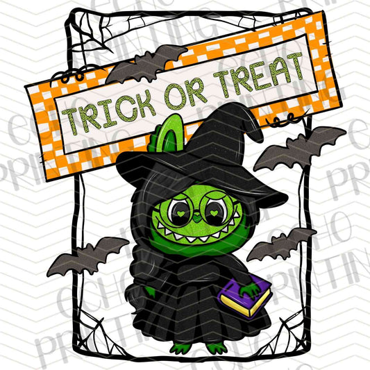 HLW 925 – PUMPKIN SMILEY TRICK OR TREAT SIGN