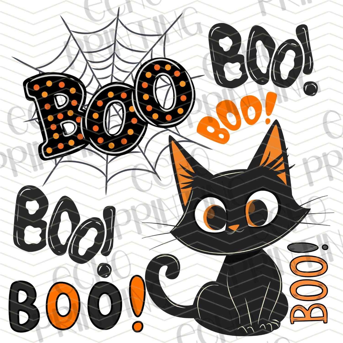 HLW 943 – BLACK CAT BOO HALLOWEEN