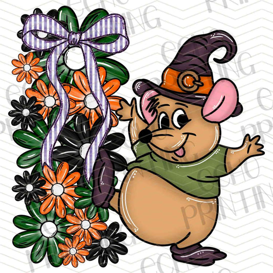 HLW 955 – MOUSE COSTUME HALLOWEEN WITH FLOWERS