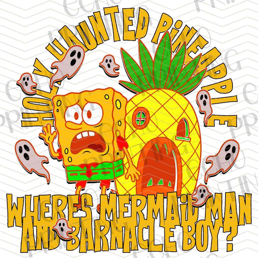 HLW 960 – HAUNTED PINEAPPLE FUNNY HALLOWEEN