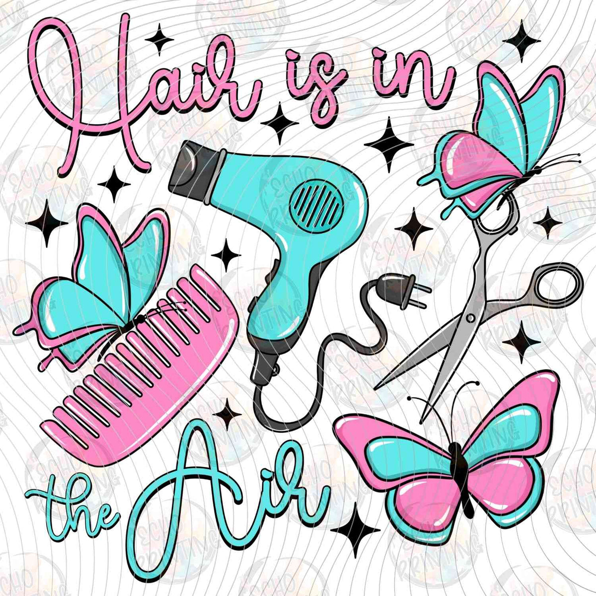 HRSTL 1 - HAIR IS IN THE AIR SALON TOOLS