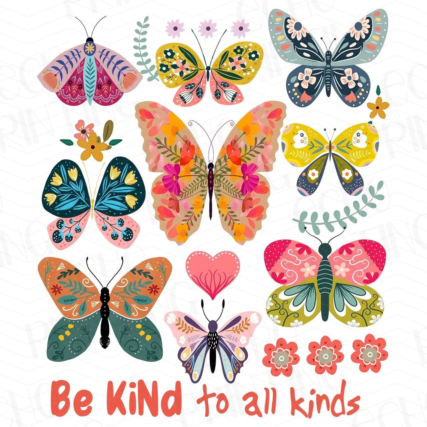 MHSM 12 - BE KIND TO ALL KINDS BUTTERFLY