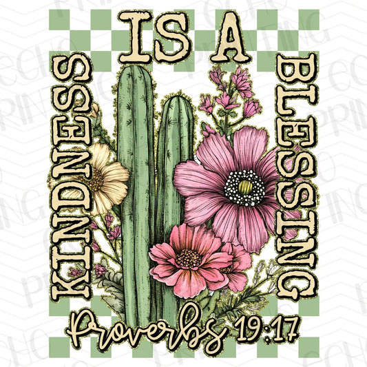 MHSM 36 - KINDNESS IS A BLESSING CACTUS