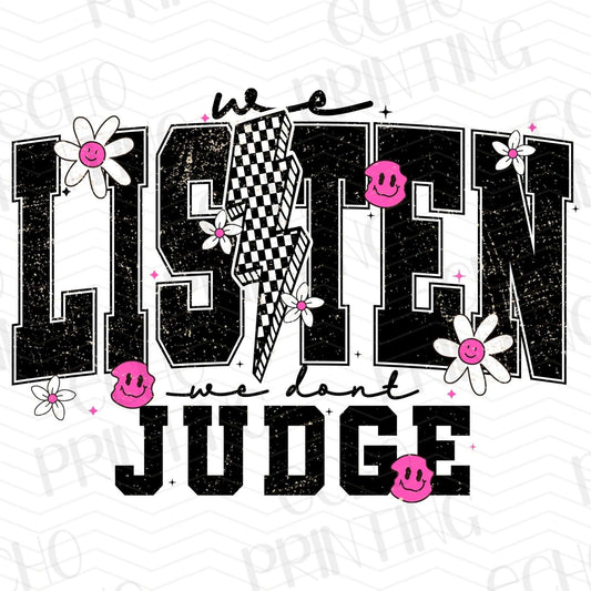 INMO 40 – LISTEN THEN JUDGE