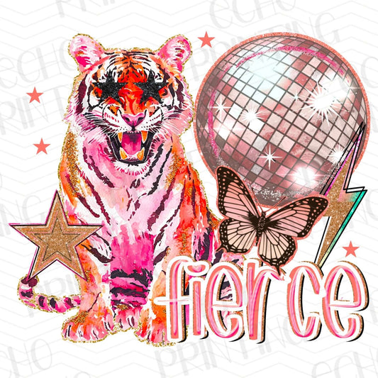 INMO 49 – FIERCE PINK TIGER WITH STARS