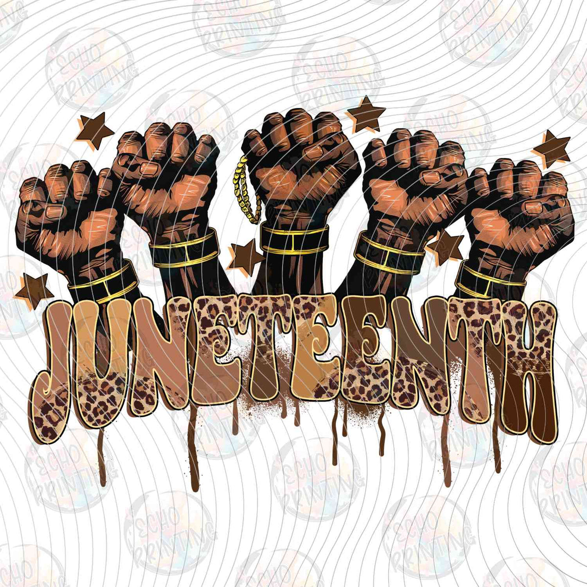 JNTHG 11 - JUNETEENTH RAISED FISTS MELANIN