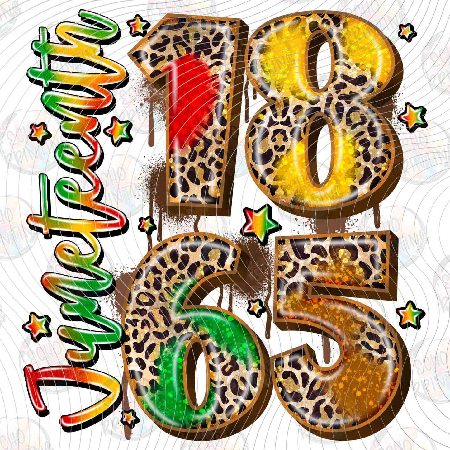 JNTHG 5 - 1865 JUNETEENTH LEOPARD PRINT