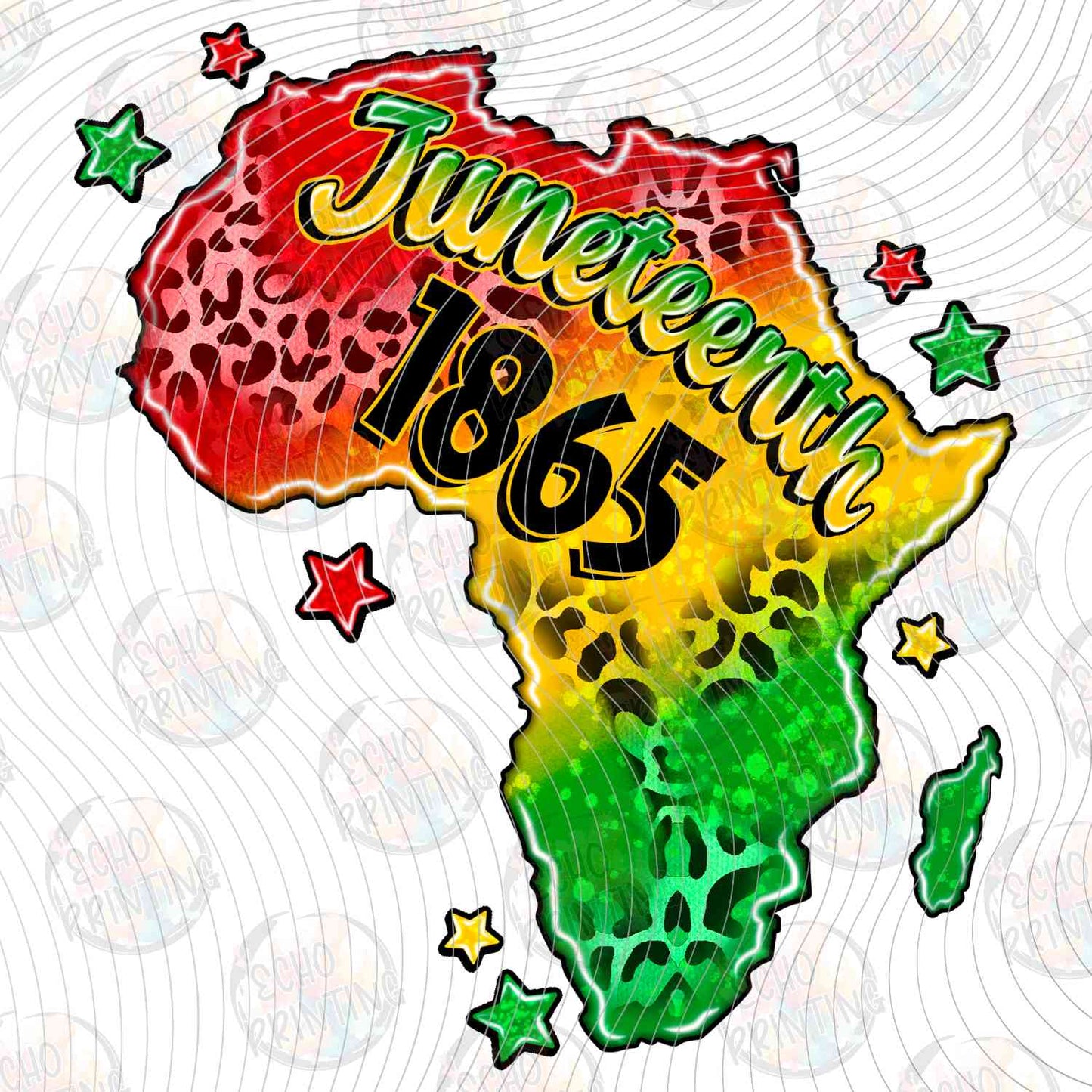 JNTHG 6 - JUNETEENTH 1865 AFRICA MAP