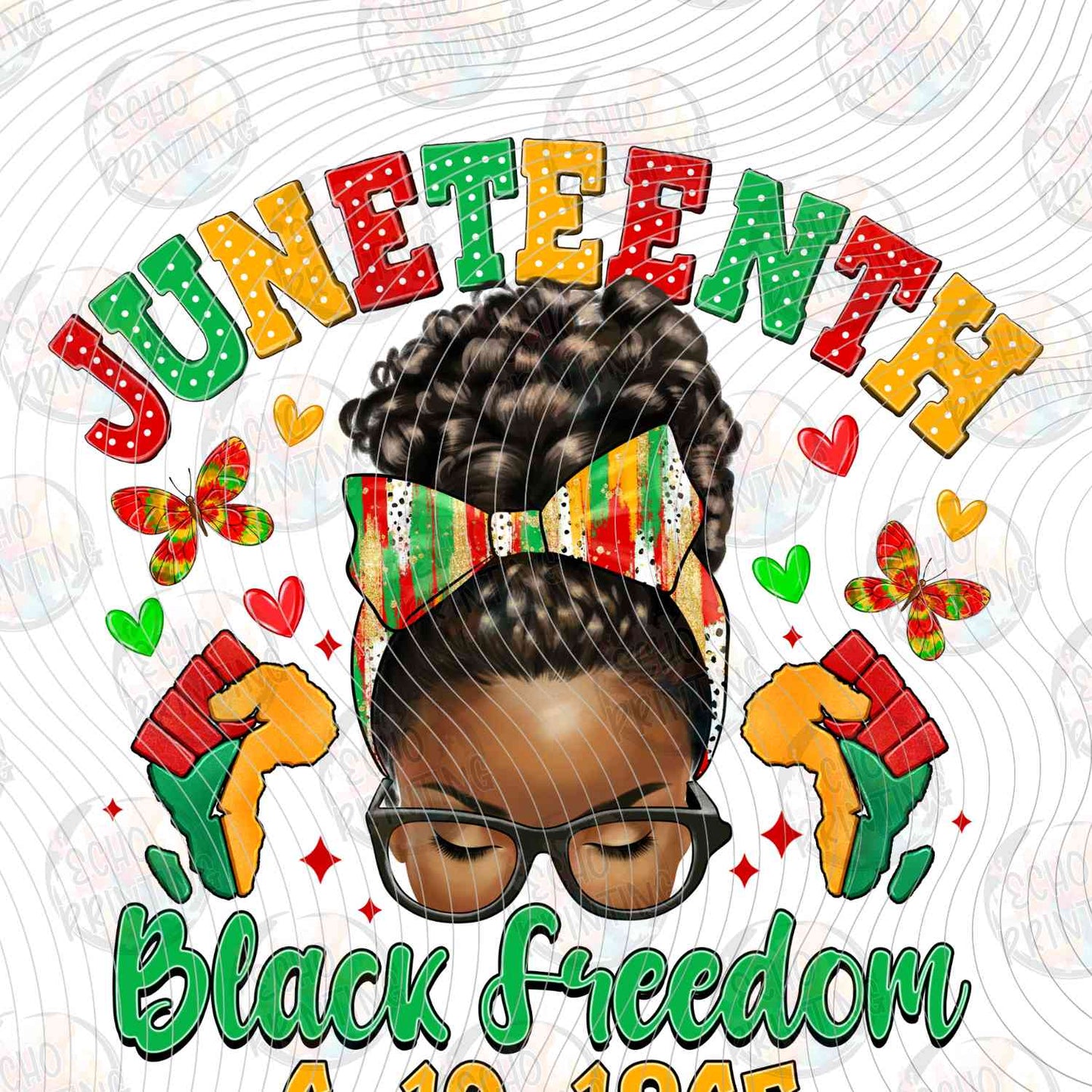 JNTHG 7 - JUNETEENTH BLACK FREEDOM WOMAN PROFILE