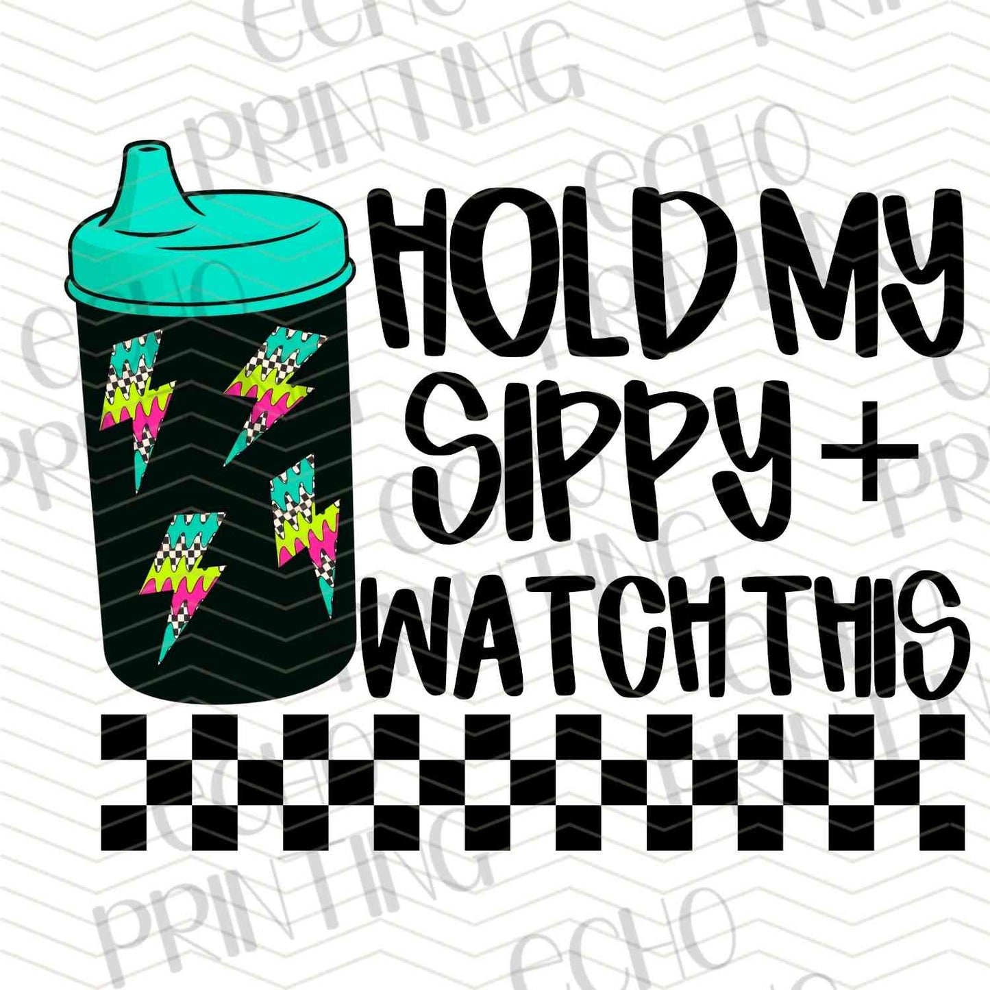 KDDG 141 - HOLD MY SIPPY (TEAL)
