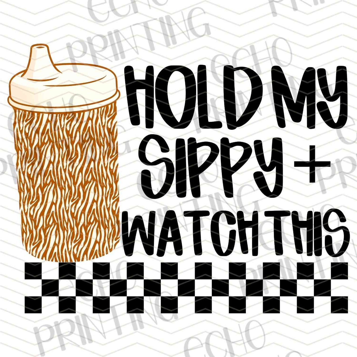 KDDG 144 - HOLD MY SIPPY (TAN)