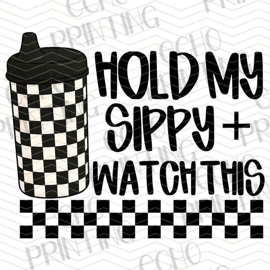 KDDG 147 - HOLD MY SIPPY (BLACK)