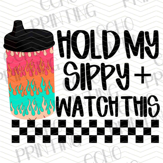 KDDG 148 - HOLD MY SIPPY (RAINBOW)