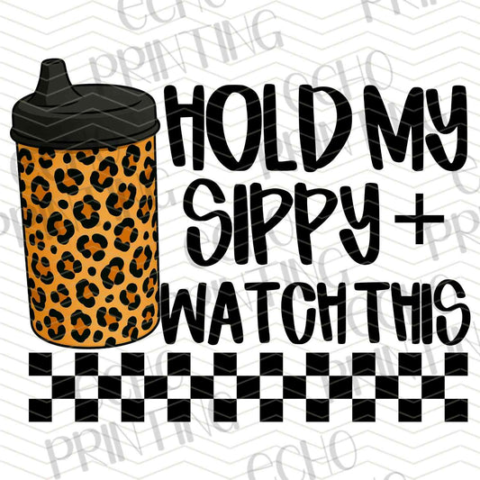 KDDG 150 - HOLD MY SIPPY (LEOPARD DARK)