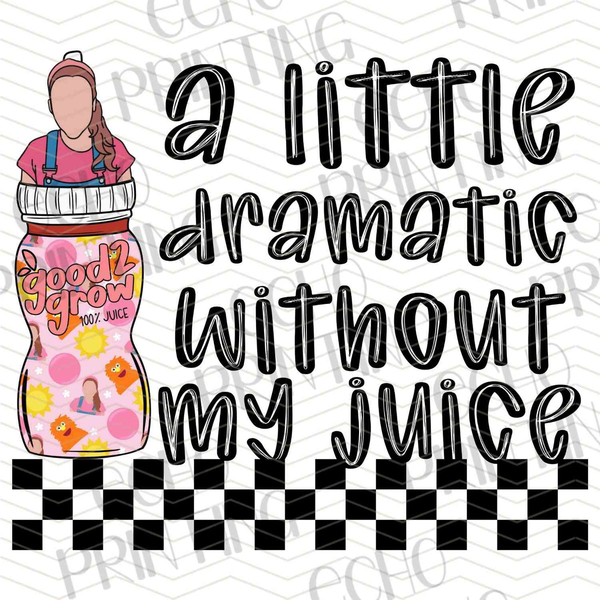 KDDG 170 - A LITTLE DRAMATIC WITHOUT MY JUICE (FLORAL)