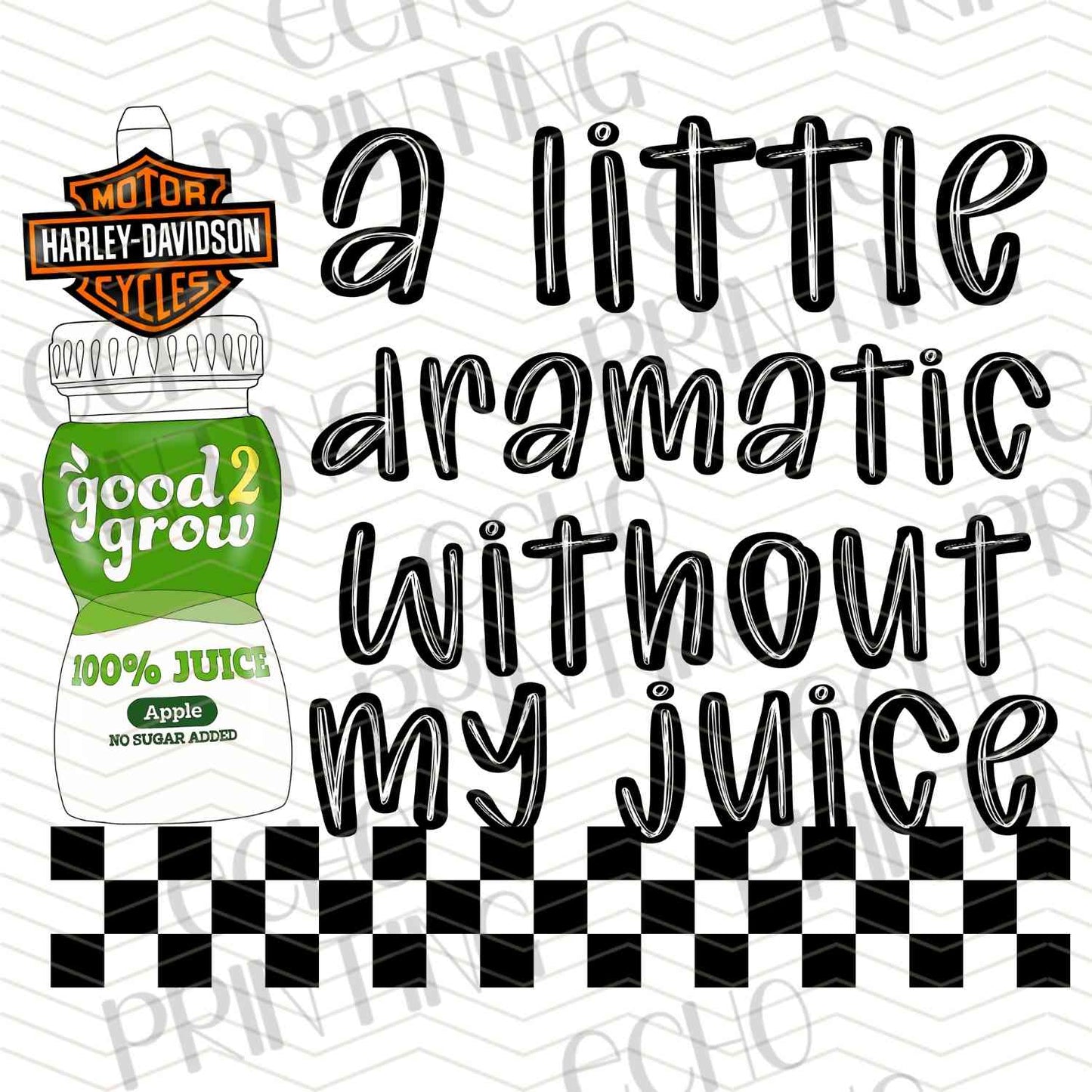 KDDG 178 - A LITTLE DRAMATIC WITHOUT MY JUICE (BROWN)