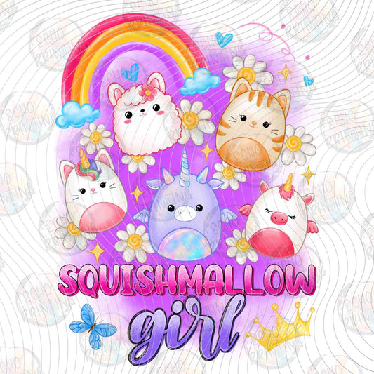 KDDG 221 - PLUSH TOY GIRL RAINBOW