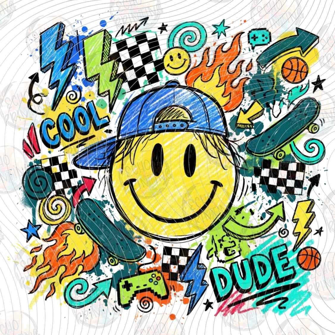 KDDG 228 - COOL DUDE SMILEY