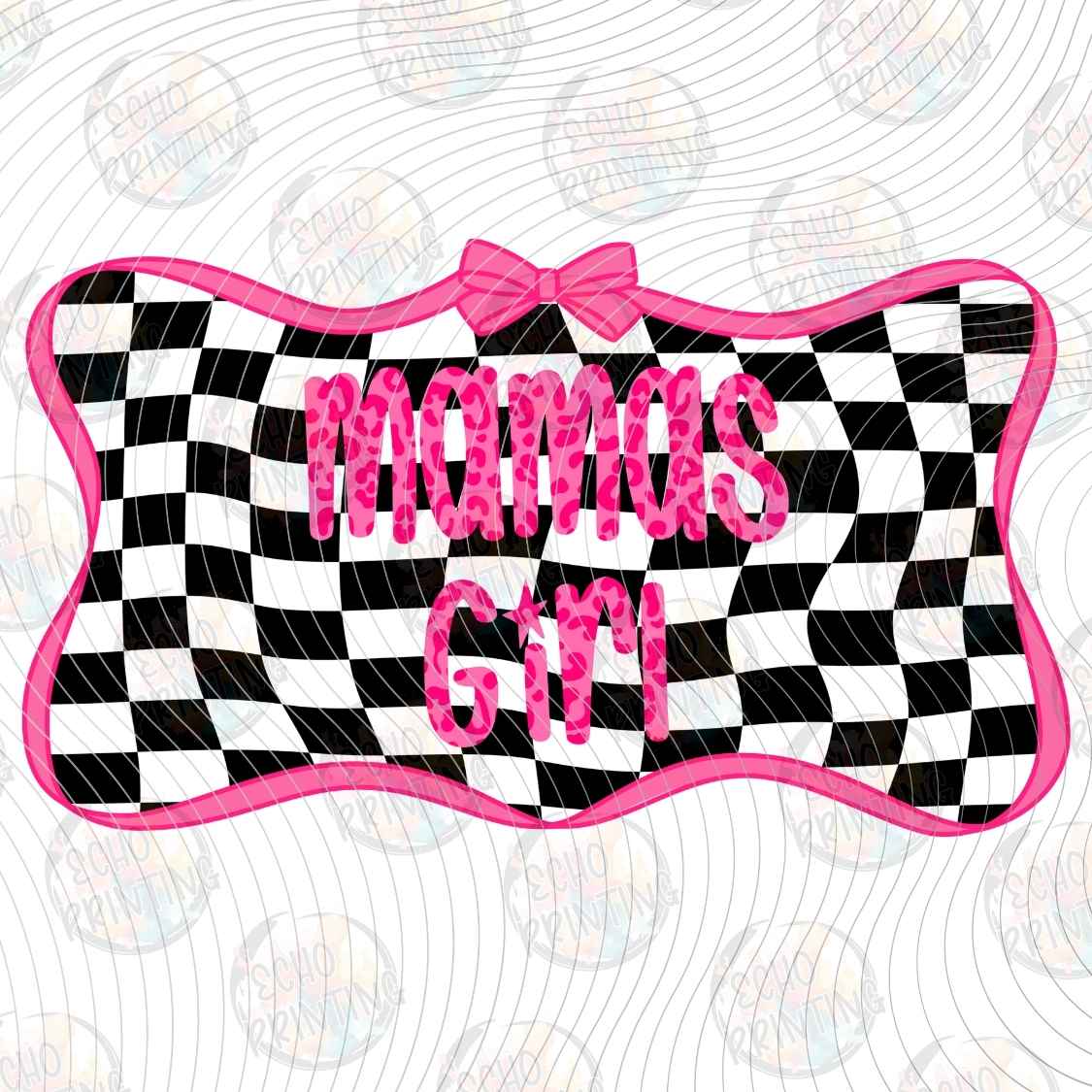 KDDG 233 - MAMAS BOY CHECKERBOARD