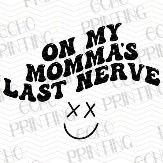 KDDG 81 – ON MY MOMMA'S LAST NERVE