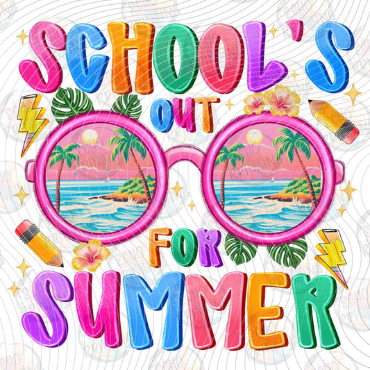 LDOS 118 - SCHOOLS OUT FOR SUMMER SUNGLASSES