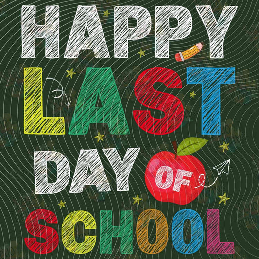 LDOS 22 - HAPPY LAST DAY OF SCHOOL CHALKBOARD