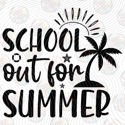 LDOS 34 - SCHOOL'S OUT FOR SUMMER PALM TREE