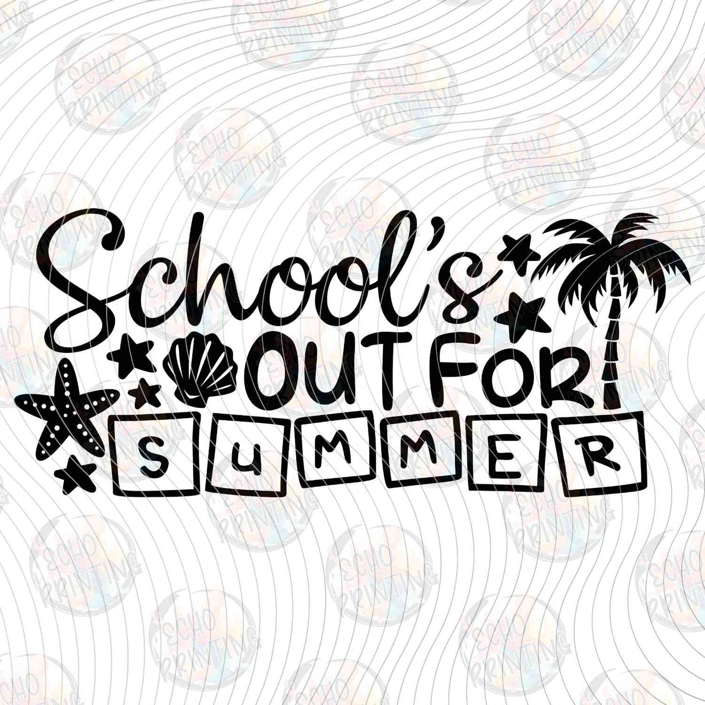 LDOS 37 - SCHOOL'S OUT FOR SUMMER PALMS AND STARS