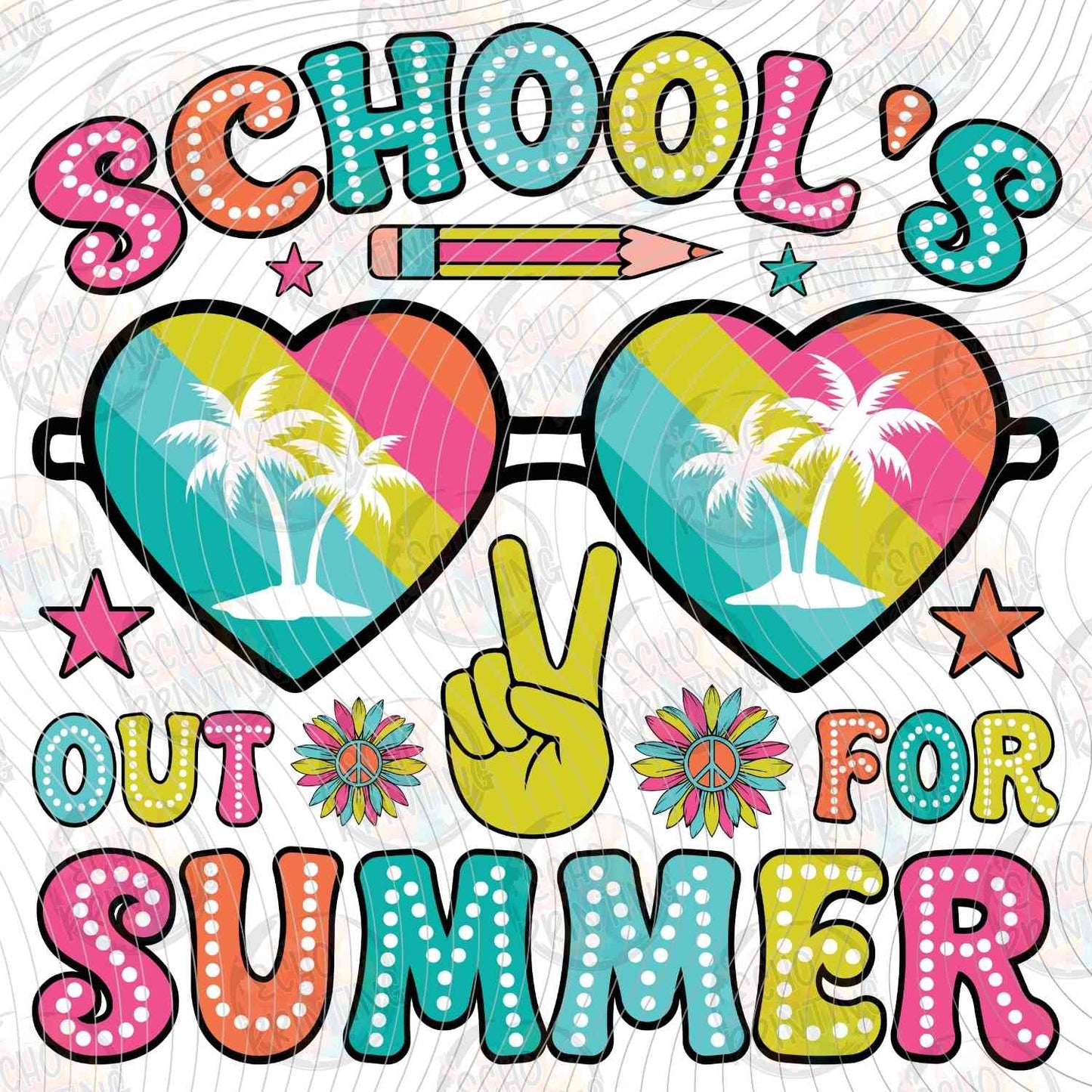 LDOS 42 - SCHOOL'S OUT FOR SUMMER TROPICAL SUNGLASSES