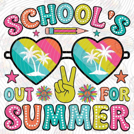 LDOS 42 - SCHOOL'S OUT FOR SUMMER TROPICAL SUNGLASSES