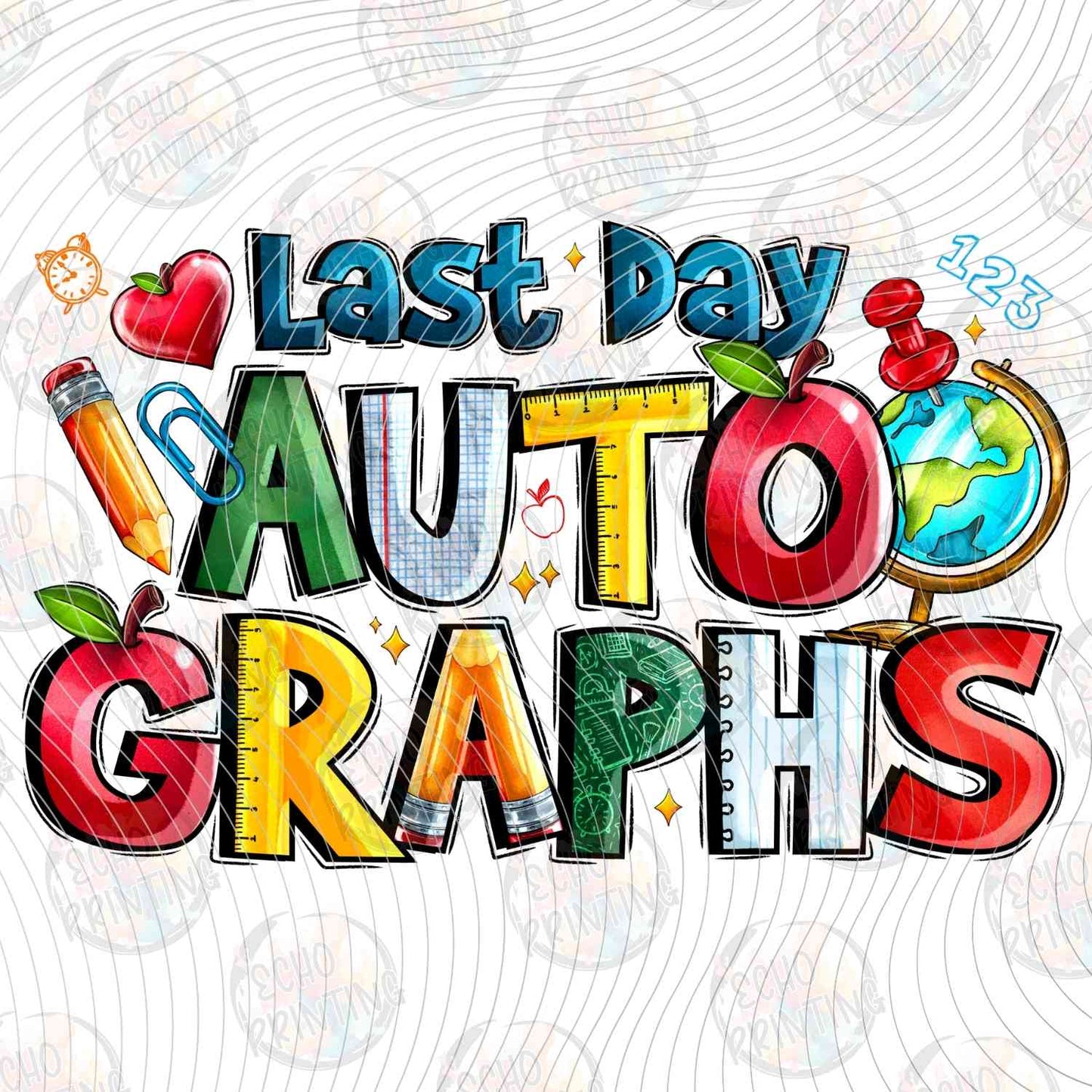 LDOS 97 - LAST DAY AUTOGRAPHS GLOBE