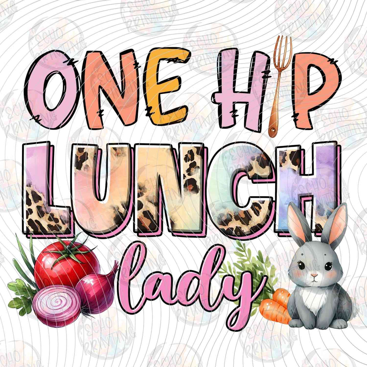 LNDG 14 - ONE HIP LUNCH LADY EASTER