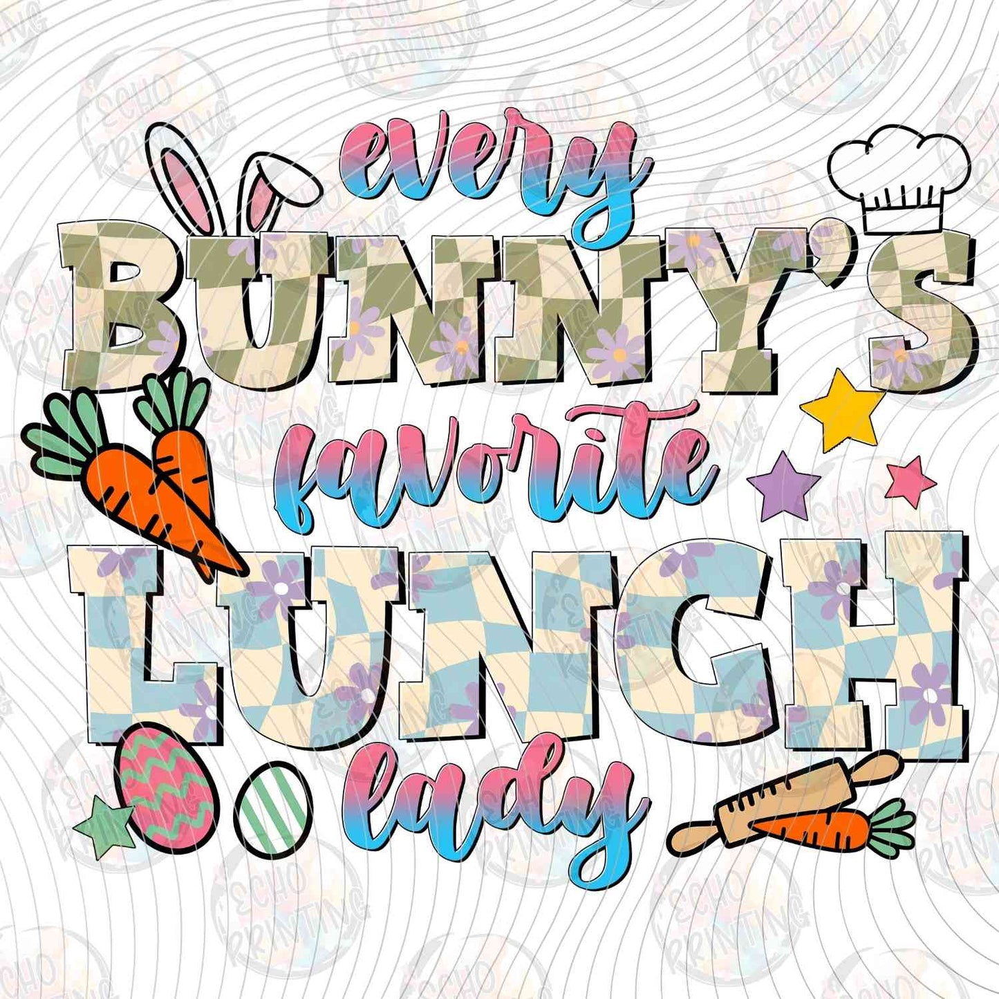 LNDG 22 - EVERY BUNNYS FAVORITE LUNCH LADY