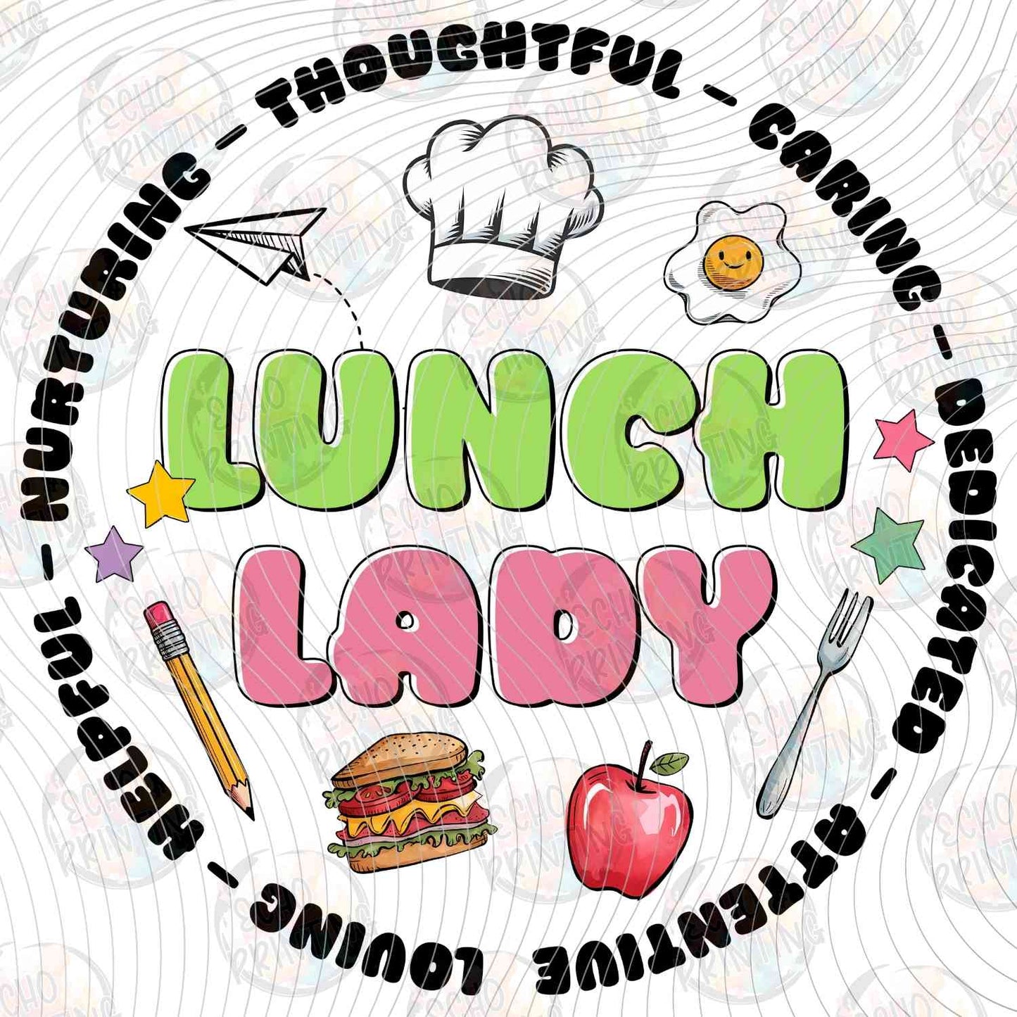 LNDG 28 - LUNCH LADY NURTURING THOUGHTFUL CARING CIRCLE