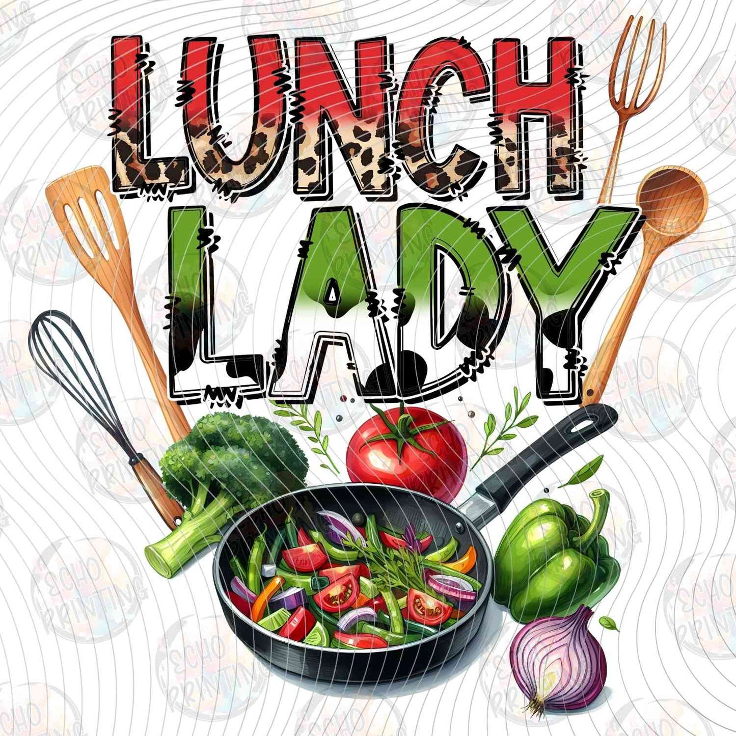 LNDG 4 - LUNCH LADY KITCHEN UTENSILS