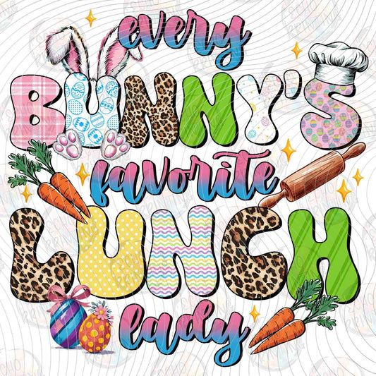 LNDG 50 - EVERY BUNNYS FAVORITE LUNCH LADY WITH CARROTS