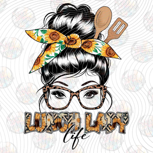 LNDG 60 - LUNCH LADY LIFE MESSY BUN