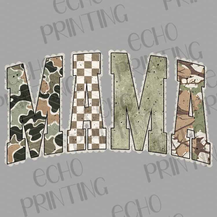 MGAG 1370 - CAMO MAMA CHECKERBOARD STYLE